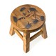 Dřevěná dětská stolička - pejsek smějící