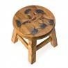 Dřevěná dětská stolička - pejsek smějící
