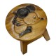 Dřevěná dětská stolička - myš