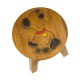 Dřevěná dětská stolička - pejsek se zlatou známkou