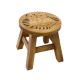 Dřevěná dětská stolička - mazlící se kočky