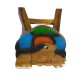 Dětská stolička - barevná želva