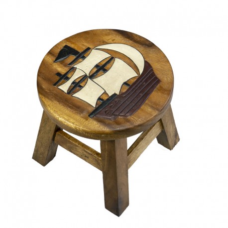 Dřevěná dětská stolička - PLACHETNICE