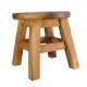 Dřevěná dětská stolička - kočka spící tvar