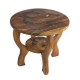 Dřevěný stolek s obrázkem MYŠ