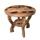Dřevěný stolek - PEJSEK SMĚJÍCÍ