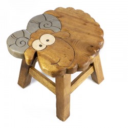 Dřevěná dětská stolička - Beránek