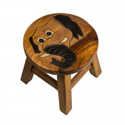 Dřevěná dětská stolička - SLONÍ HLAVA