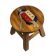 Dřevěná stolička - RYTÍŘ SE ŠTÍTEM