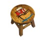 Dřevěná stolička - PIRÁTSKÁ LOĎ